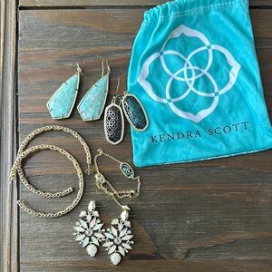 Kendra Scott Gold and Blue Accessories Collection